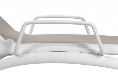 Комплект подлокотников для шезлонга-лежака Nardi Bracciolo Atlantico стеклопластик белый Фото 6