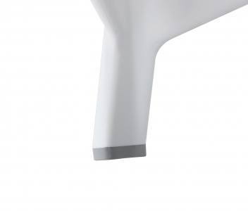 Шезлонг-лежак пластиковый Nardi Atlantico стеклопластик, текстилен белый Фото 20