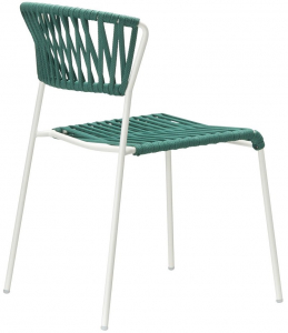 Стул плетеный Scab Design Lisa Filo сталь, роуп лен, ментоловый Фото 5