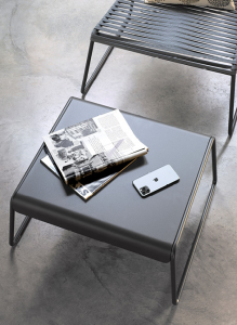 Столик кофейный Scab Design Lisa Lounge Side Table сталь, металл антрацит Фото 5