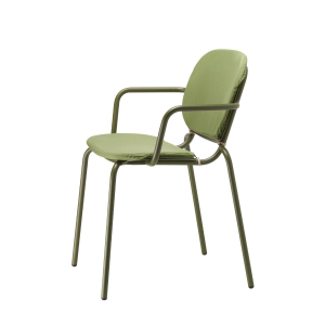 Кресло металлическое Scab Design Si-Si Dots сталь оливковый Фото 5