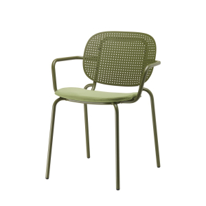 Кресло металлическое Scab Design Si-Si Dots сталь оливковый Фото 4