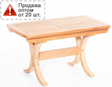 Стол деревянный раздвижной WArt Lotus 120 ироко Фото 1