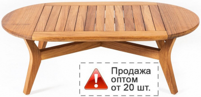 Столик деревянный кофейный WArt Mone OS ироко Фото 1
