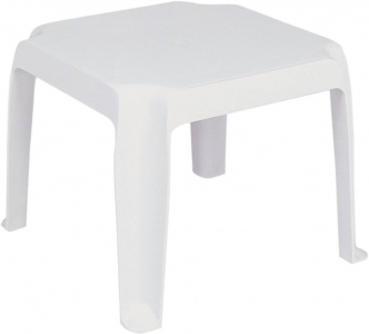 Столик для шезлонга пластиковый Siesta Garden Zambak пластик белый Фото 1