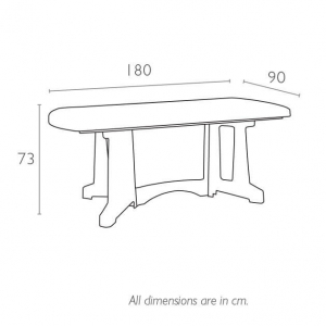 Стол пластиковый обеденный Siesta Garden Tables пластик белый Фото 2