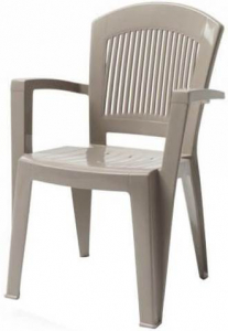 Кресло пластиковое SCAB GIARDINO Super Elegant Monobloc пластик тортора Фото 1