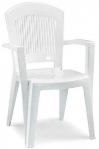 Комплект пластиковой мебели SCAB GIARDINO President Tris Super Elegant Monobloc пластик белый Фото 3