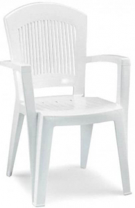 Комплект пластиковой мебели SCAB GIARDINO President Tris Super Elegant Monobloc пластик белый Фото 4