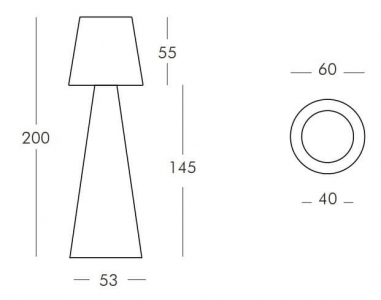 Торшер пластиковый SLIDE Pivot Lighting IN полиэтилен белый Фото 2