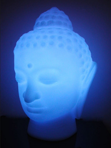 Светильник пластиковый настольный Будда SLIDE Buddha Lighting полиэтилен голубой Фото 4