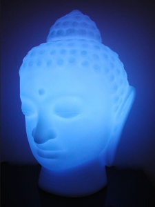 Светильник пластиковый настольный Будда SLIDE Buddha Lighting полиэтилен голубой Фото 4