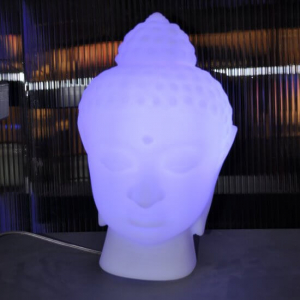 Светильник пластиковый настольный Будда SLIDE Buddha Lighting полиэтилен голубой Фото 7