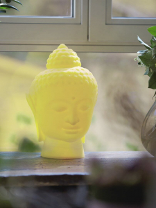 Светильник пластиковый настольный Будда SLIDE Buddha Lighting полиэтилен желтый Фото 5