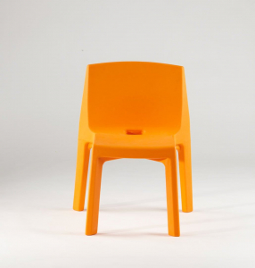 Стул пластиковый SLIDE Q4 Standard полиэтилен тыквенный оранжевый Фото 6
