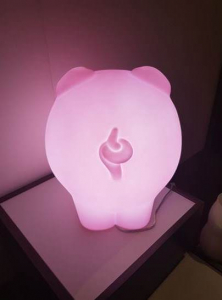 Светильник пластиковый настольный Свинка SLIDE Peggy Lighting полиэтилен Фото 8