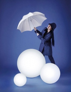 Светильник пластиковый Шар 70 SLIDE Globo Lighting IN полиэтилен белый Фото 7