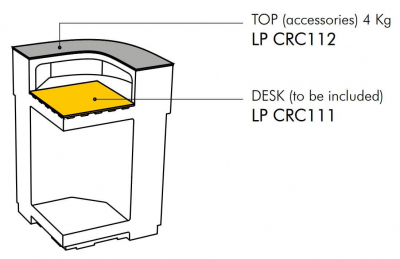 Стойка пластиковая барная светящаяся SLIDE Cordiale Corner Lighting полиэтилен, компакт-ламинат HPL Фото 5