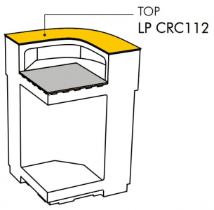 Столешница HPL на верх стойки SLIDE Cordiale Corner Top компакт-ламинат HPL Фото 3