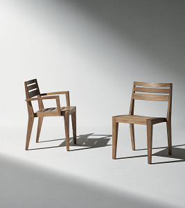 Кресло деревянное Ethimo Ribot тик натуральный Фото 12