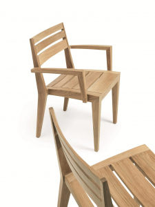 Кресло деревянное Ethimo Ribot тик натуральный Фото 21