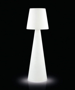 Торшер пластиковый уличный SLIDE Pivot Lighting OUT полиэтилен белый Фото 5