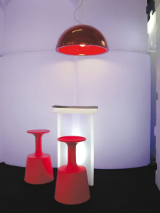 Светильник пластиковый подвесной SLIDE Cupole Standard полиэтилен Фото 7