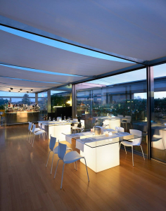 Стол пластиковый светящийся SLIDE Square Lighting полиэтилен белый Фото 7