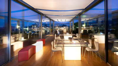 Стол пластиковый светящийся SLIDE Square Lighting полиэтилен белый Фото 8