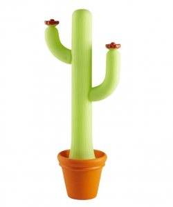 Светильник пластиковый напольный SLIDE Cactus Lighting полиэтилен зеленый, тыквенный оранжевый Фото 4