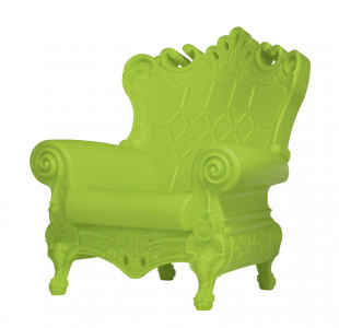 Кресло пластиковое детское SLIDE Little Queen Of Love Standard полиэтилен лаймовый зеленый Фото 4