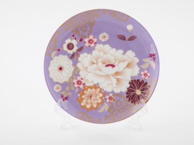 Тарелка десертная Maxwell Williams Kimono фарфор лиловый Фото 1