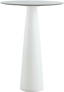 Стол из HPL пластика барный SLIDE Hopla Standard полиэтилен, компакт-ламинат HPL белый Фото 1
