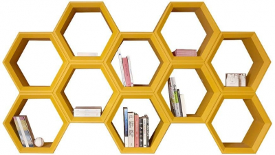 Стеллаж пластиковый книжный SLIDE Hexa Standard полиэтилен Фото 6