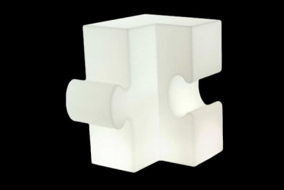 Светильник пластиковый Пазл SLIDE Puzzle Corner Lighting полиэтилен белый Фото 4