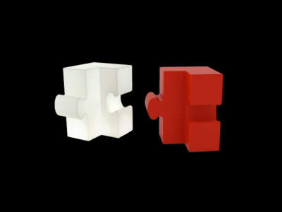 Светильник пластиковый Пазл SLIDE Puzzle Corner Lighting полиэтилен белый Фото 5