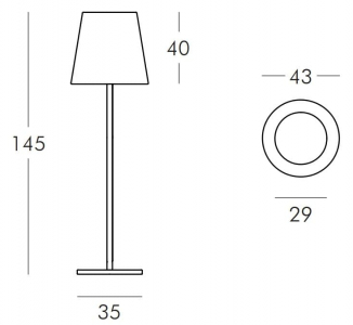 Торшер пластиковый SLIDE Ali Baba Wood Lighting бук, полиэтилен белый Фото 2