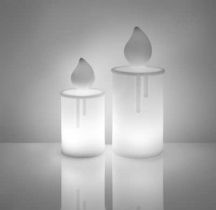 Светильник пластиковый настольный SLIDE Fiamma Lighting LED полиэтилен белый Фото 3