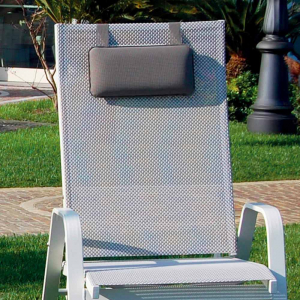 Кресло-шезлонг с подставкой для ног Magnani Cruise алюминий, текстилен Фото 19