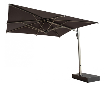 Зонт профессиональный 2.9х2.9 м Scolaro Astro Titanium алюминий, акрил титан, черный Фото 7