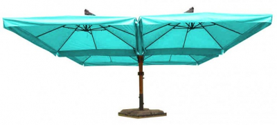 Зонт профессиональный KUPAVNA Четырехкупольный лиственница, металл, ткань оксфорд Фото 5