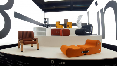 Стул мягкий модульный B-LINE Multichair сталь, пенополиуретан, ткань Фото 10