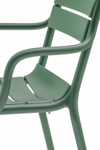 Кресло пластиковое PEDRALI Souvenir стеклопластик зеленый Фото 8