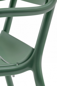 Кресло пластиковое PEDRALI Souvenir стеклопластик зеленый Фото 7