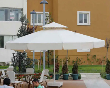 Зонт профессиональный THEUMBRELA SEMSIYE EVI Mango алюминий, полиэстер бежевый Фото 5