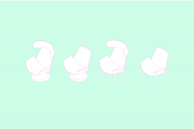 Кресло мягкое с подголовником PEDRALI Ila ясень, ткань беленый ясень, серо-белый Фото 12