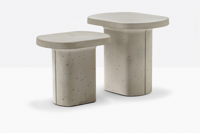 Столик кофейный бетонный PEDRALI Caementum бетон светло-серый Фото 12