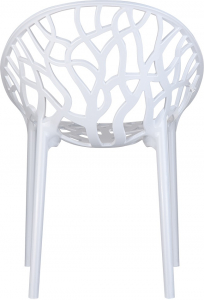 Кресло пластиковое Siesta Contract Crystal поликарбонат белый Фото 11