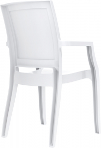 Кресло пластиковое Siesta Contract Arthur технополимер PA6 нейлон белый Фото 11