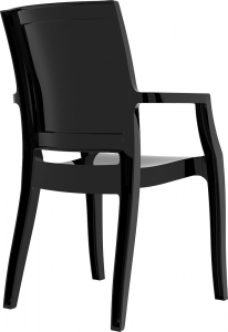 Кресло пластиковое Siesta Contract Arthur технополимер PA6 нейлон черный Фото 10
